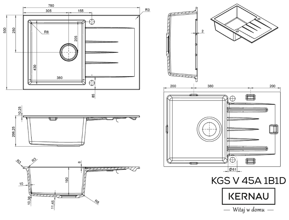 KGS V 45A 1B1D Sand